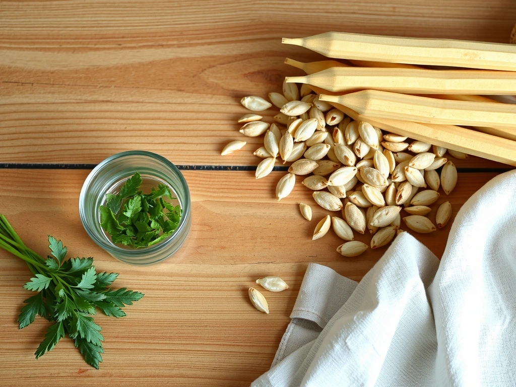 Botanical representation of clean nourishment